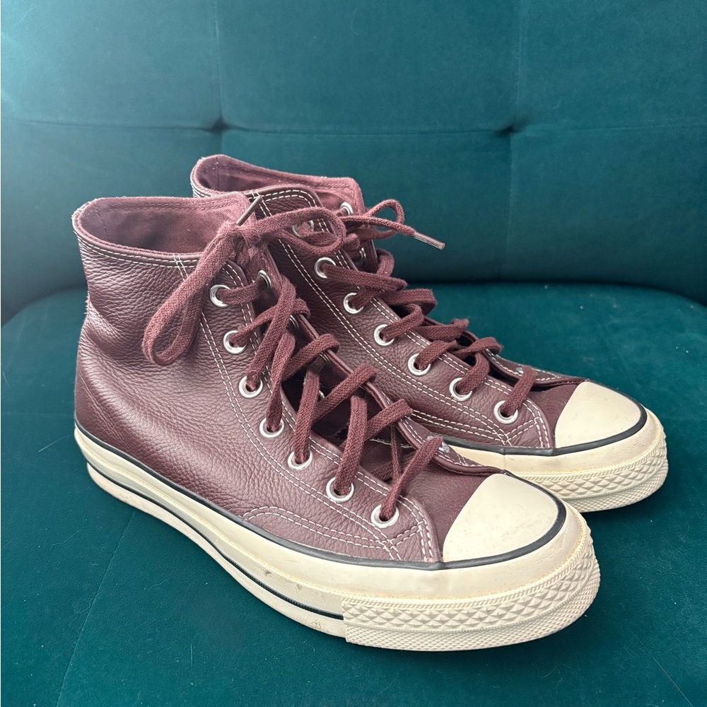 Converse Chuck 70 High Top El Dorado Sneaker Brown Leather - Picture 2 of 6